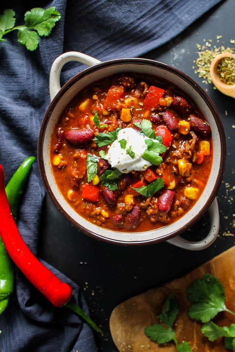 The Best Chili Recipe with Beans - Cook Homey