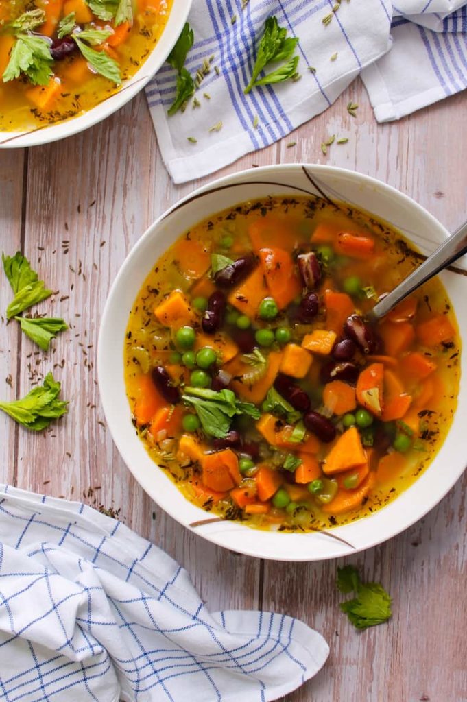 easy healthy vegetable soup recipe